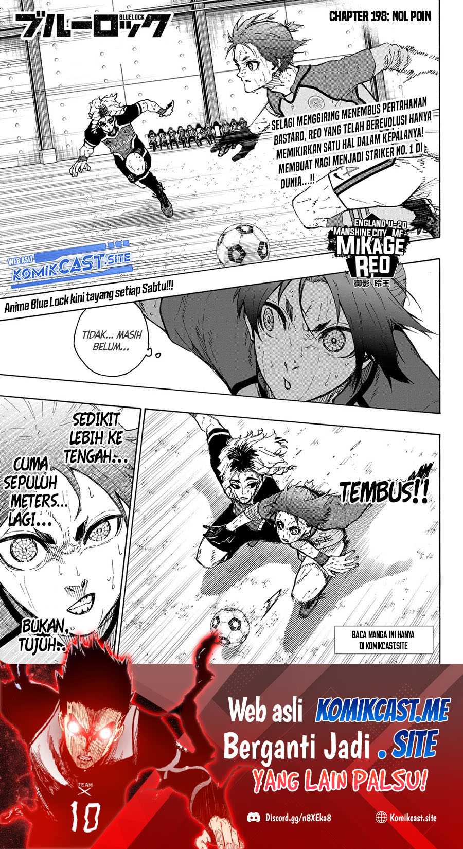 Manga Blue Lock Chapter 198 gambar 2