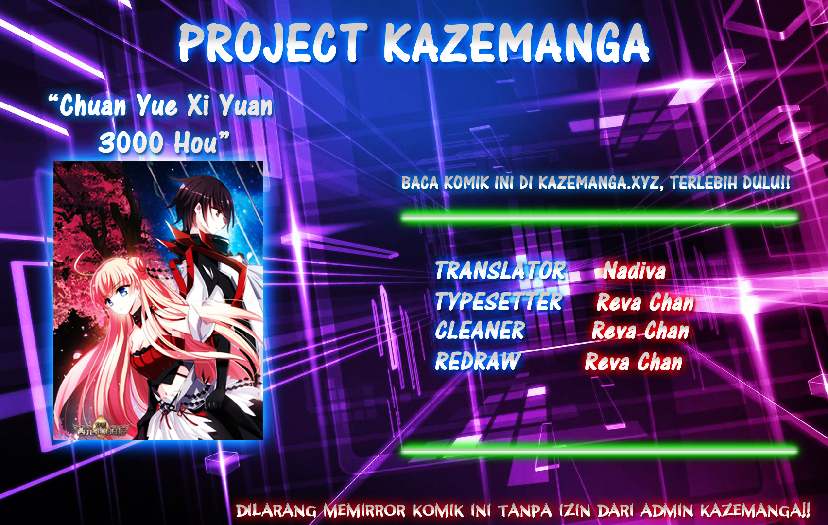 Manhua Chuan Yue Xi Yuan 3000 Hou Chapter 20 gambar 2