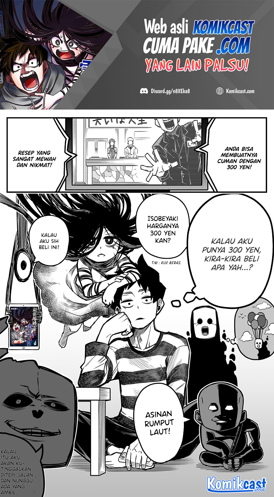 Manga The Strongest Haunted House and the Guy With No Spiritual Sense Chapter 13.1 gambar 2