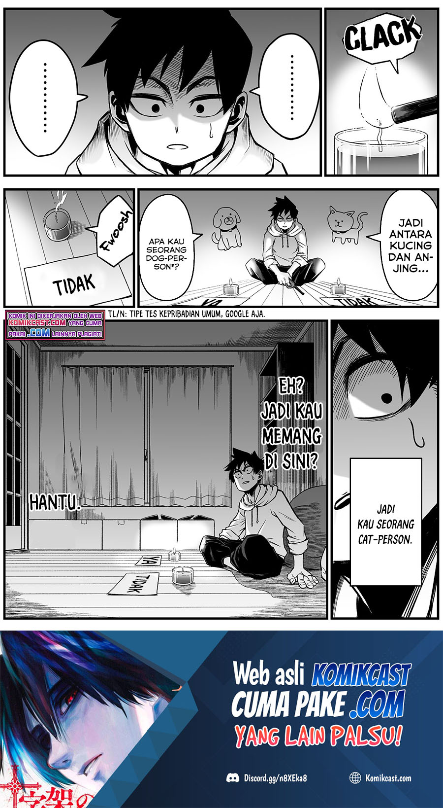 Manga The Strongest Haunted House and the Guy With No Spiritual Sense Chapter 06 gambar 2