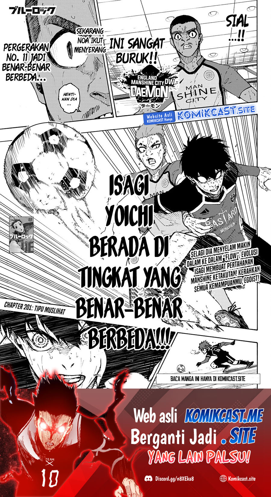 Manga Blue Lock Chapter 201 gambar 2
