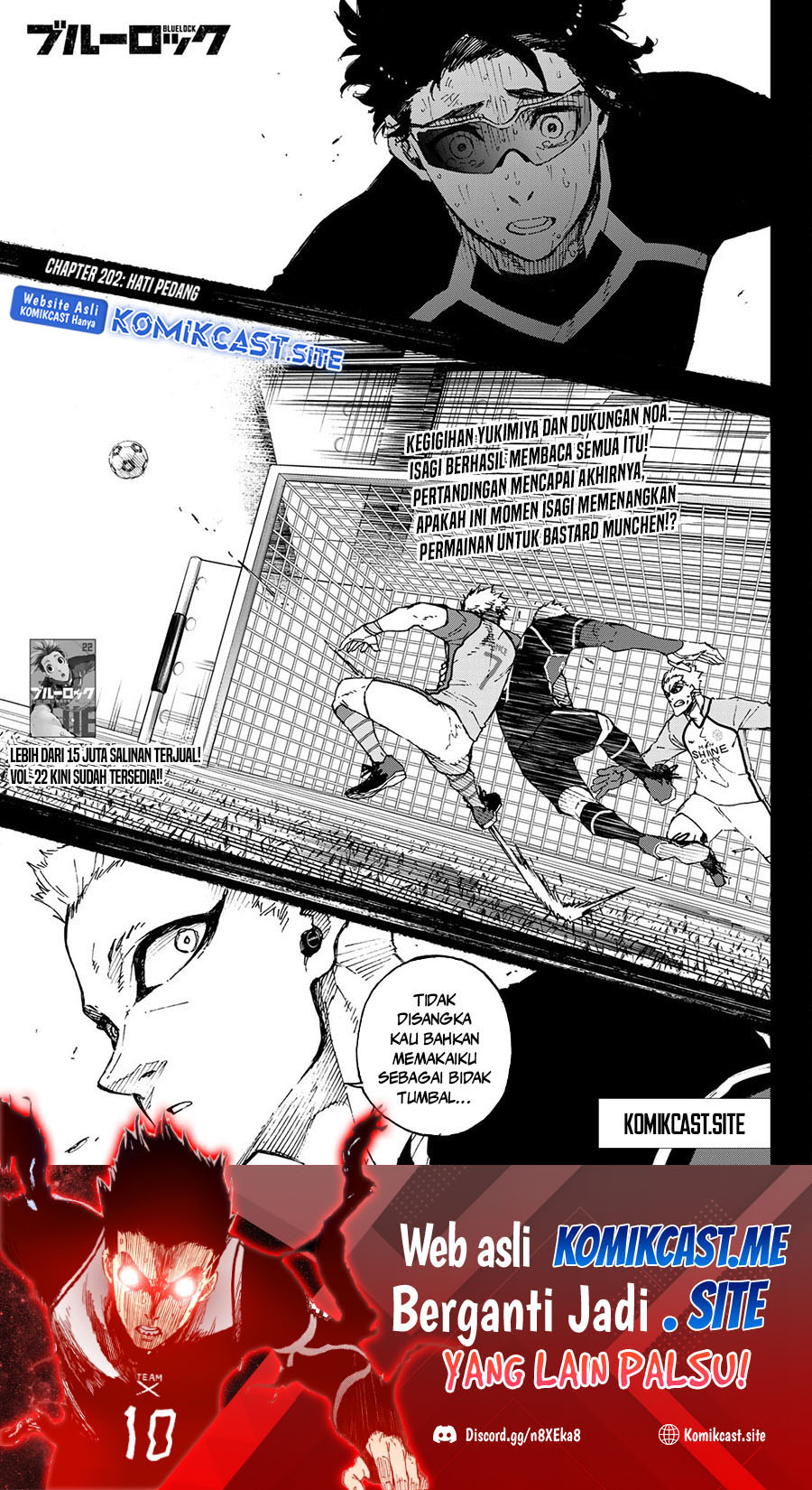 Manga Blue Lock Chapter 202 gambar 2