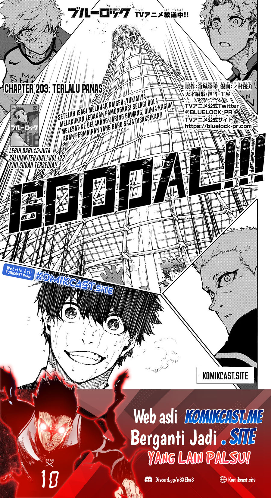 Manga Blue Lock Chapter 203 gambar 2
