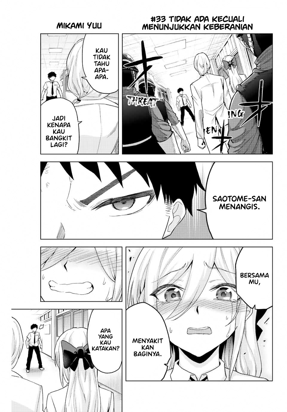 Manga The Death Game Is All That Saotome-san Has Left Chapter 33 gambar 2