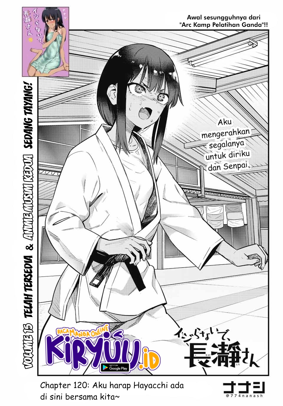 Manga Ijiranaide, Nagatoro-san Chapter 120 gambar 2
