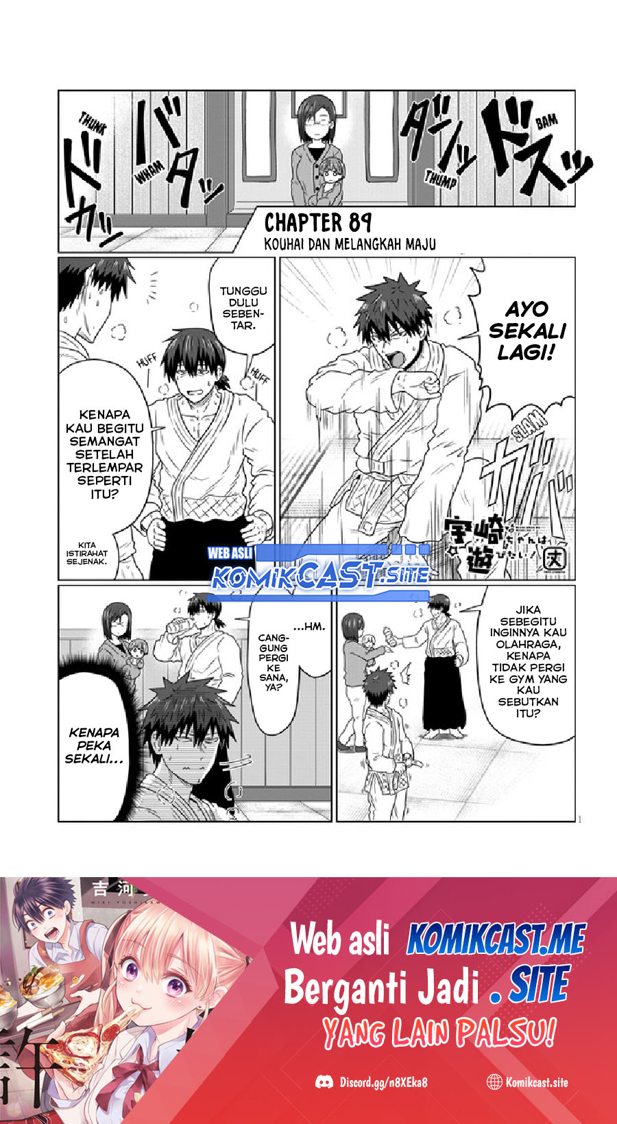 Manga Uzaki-chan wa Asobitai! Chapter 89 gambar 2