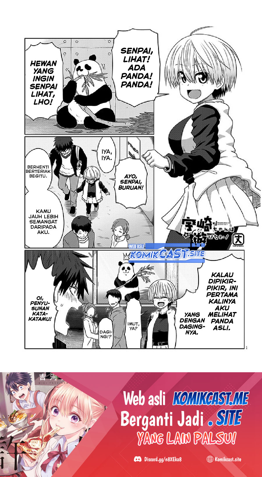 Manga Uzaki-chan wa Asobitai! Chapter 90 gambar 2
