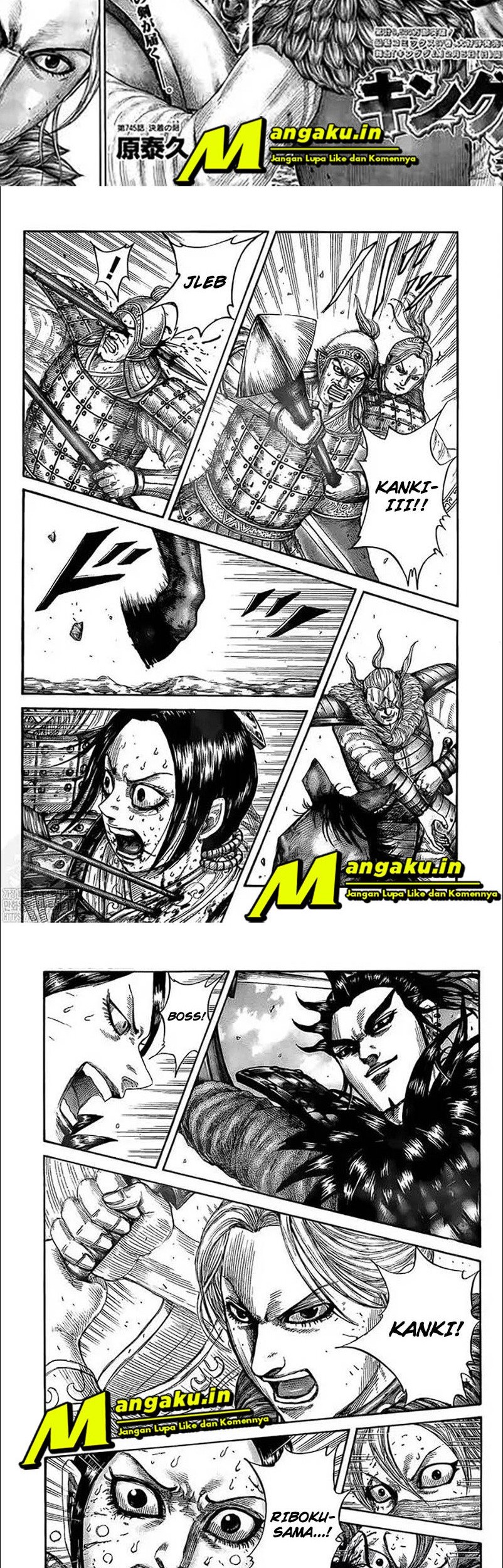 Manga Kingdom Chapter 745 gambar 2