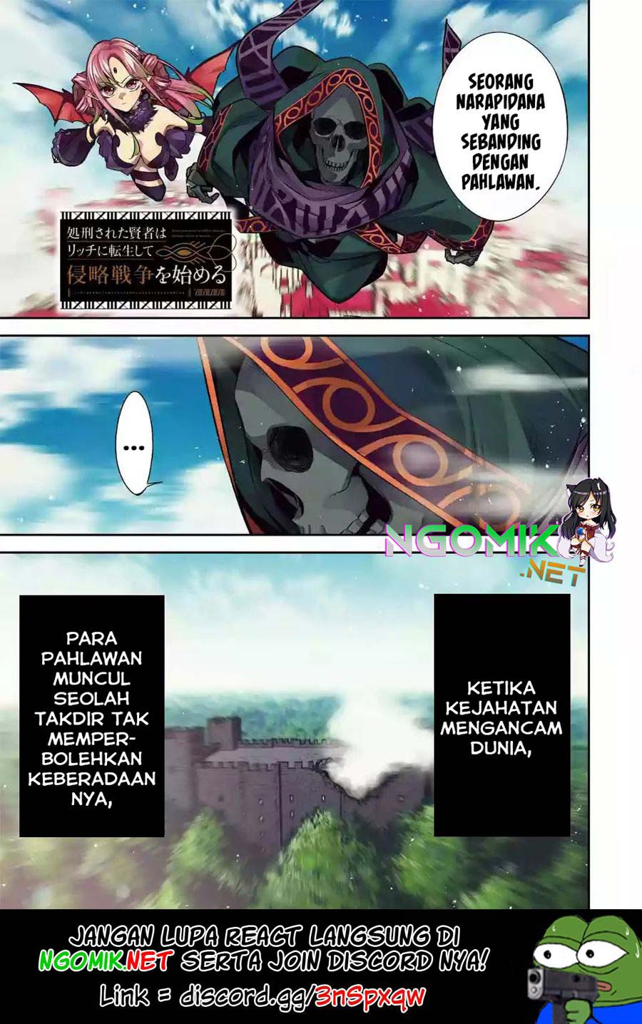 Manga The Executed Sage is Reincarnated as a Lich and Starts an All-Out War Chapter 09.1 gambar 2