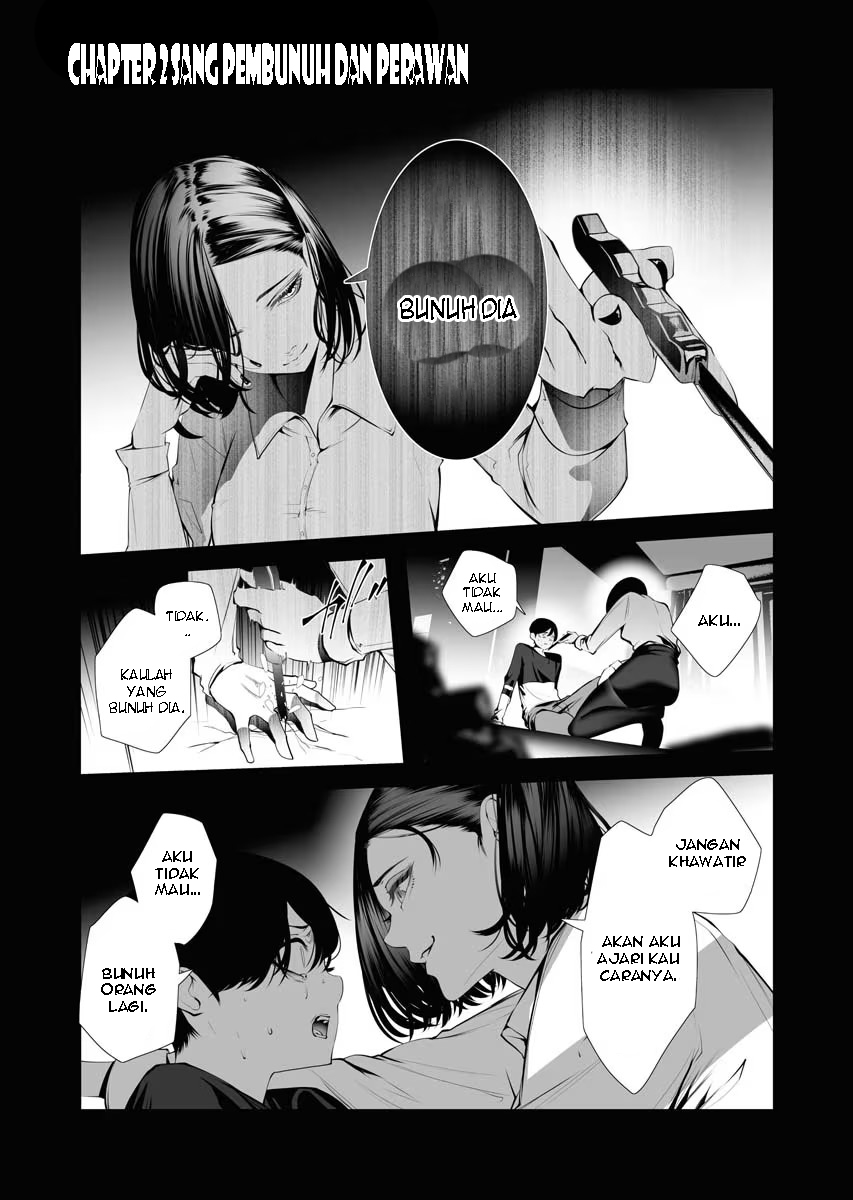 Manga Serial Killer Isekai ni Oritatsu Chapter 02.1 gambar 2