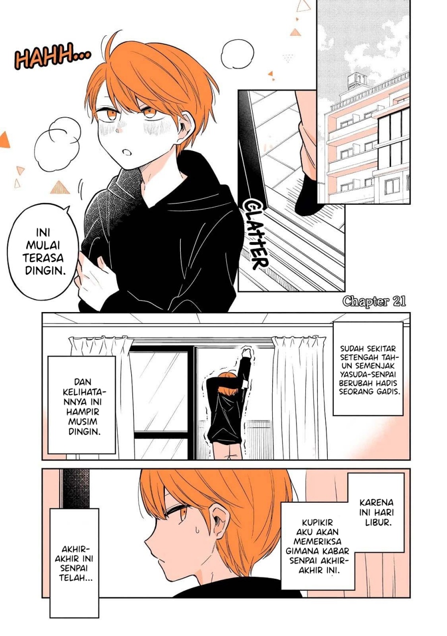 Manga A Lazy Guy Woke Up as a Girl One Morning Chapter 21 gambar 2