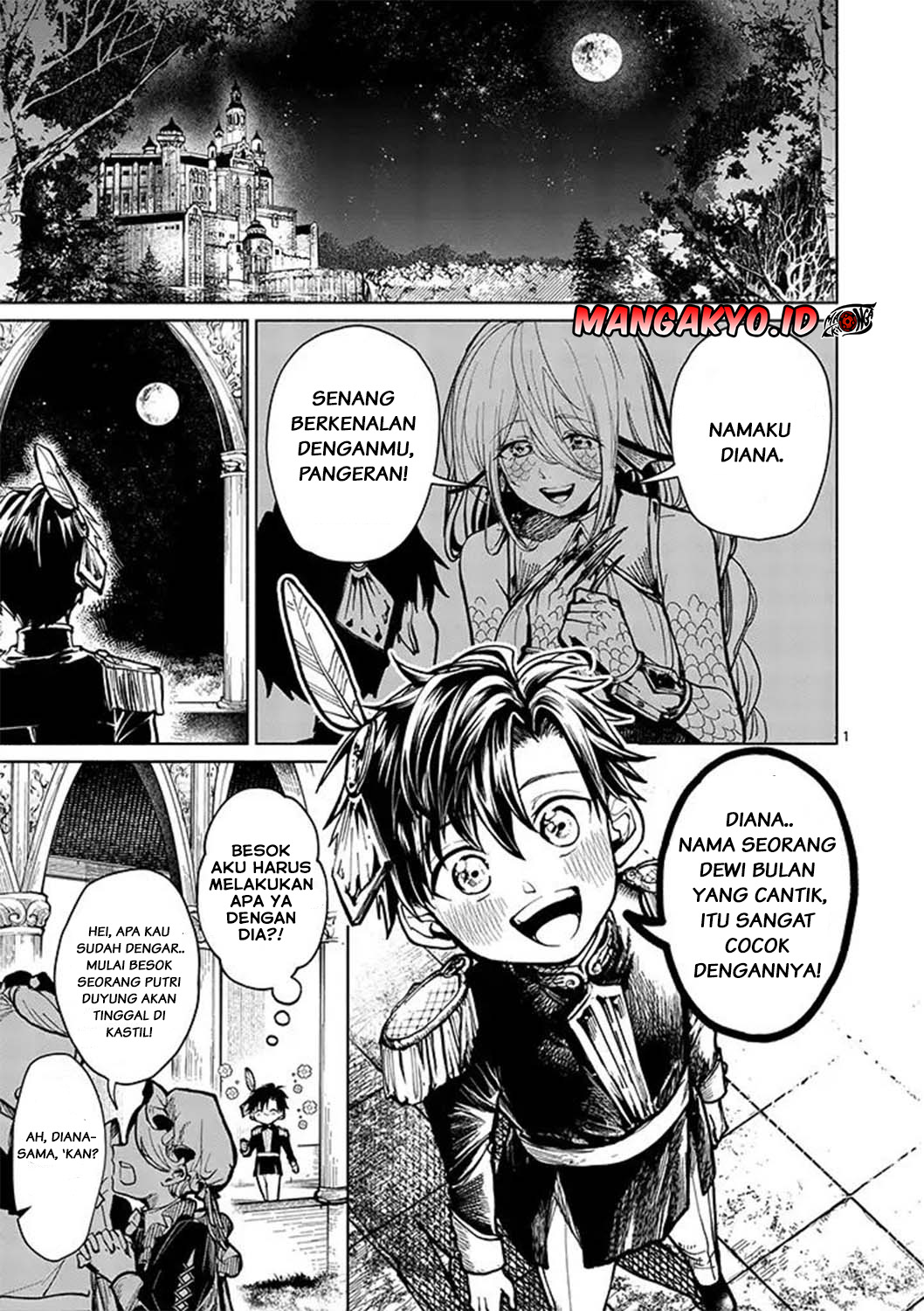 Manga Diana Is a Strange Mermaid Chapter 02 gambar 2
