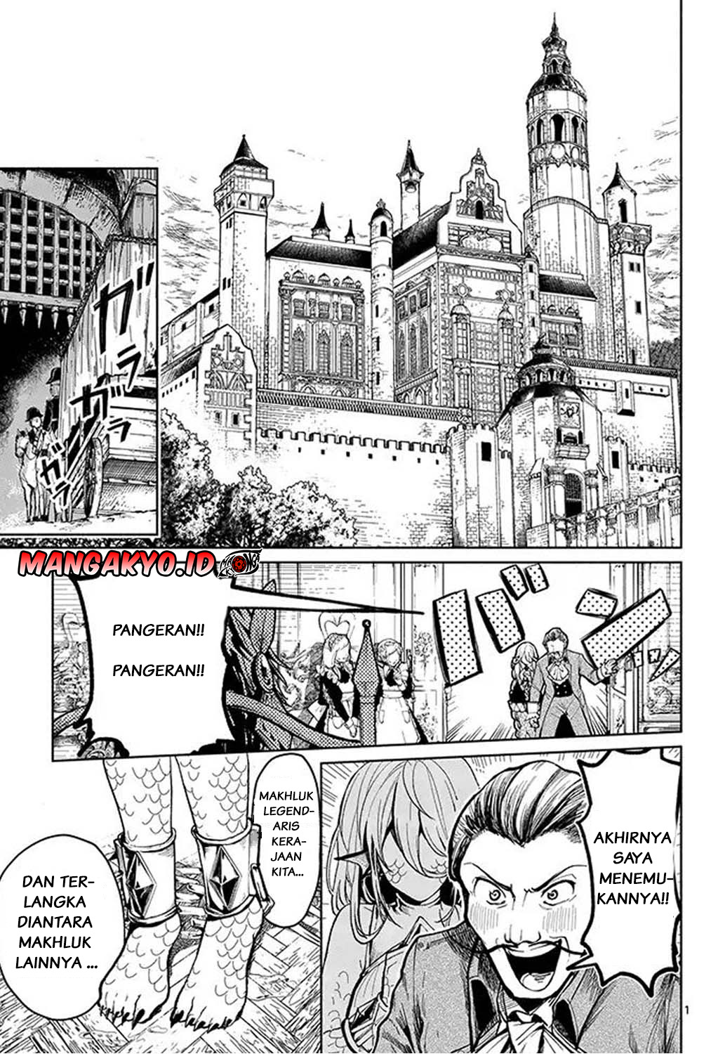 Manga Diana Is a Strange Mermaid Chapter 01 gambar 2