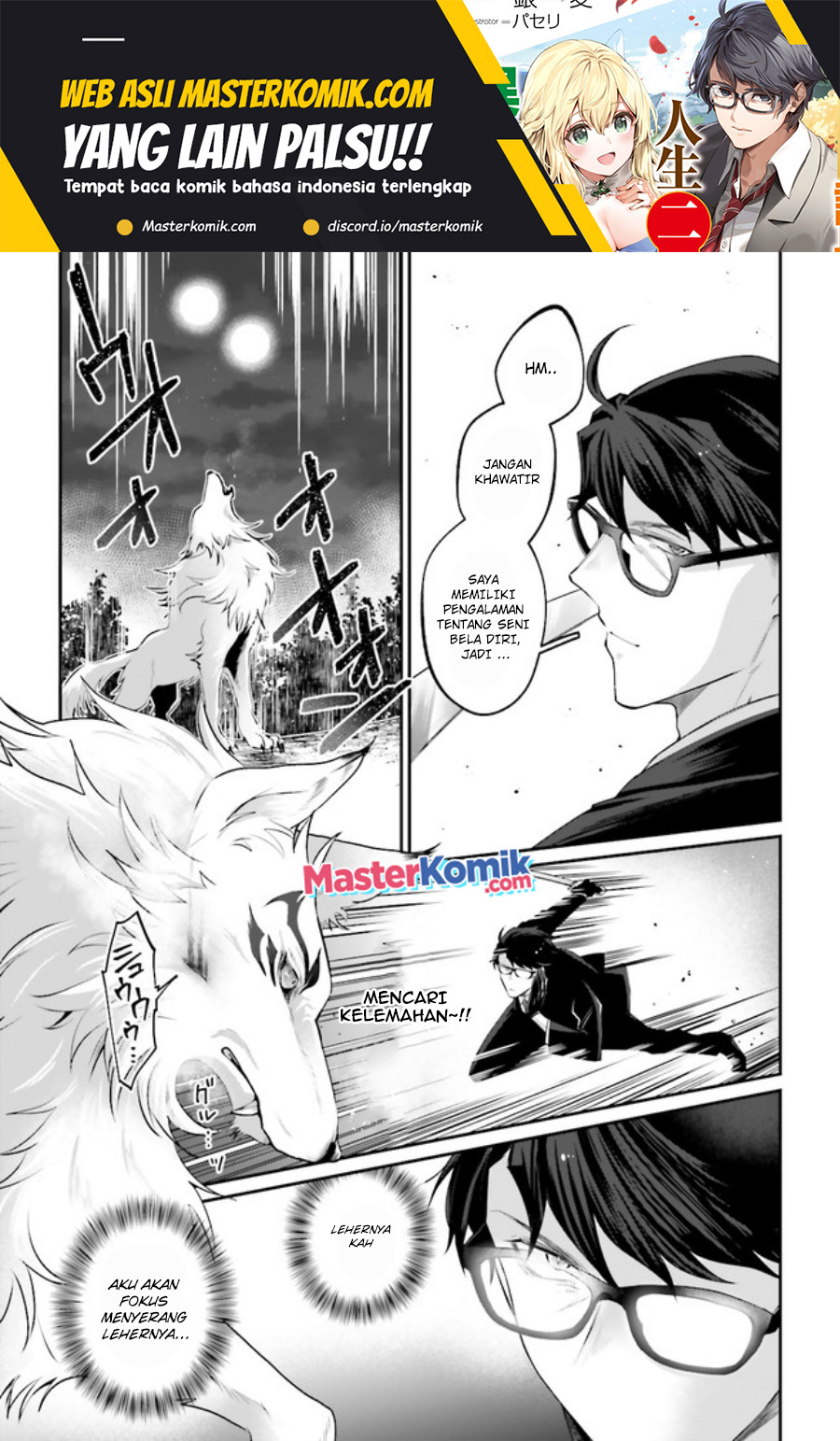 Manga Moto Isekai Tenisha datta Kachou no Ojisan, Jinsei ni Dome no Isekai wo Kake Meguru Chapter 03.8 gambar 2