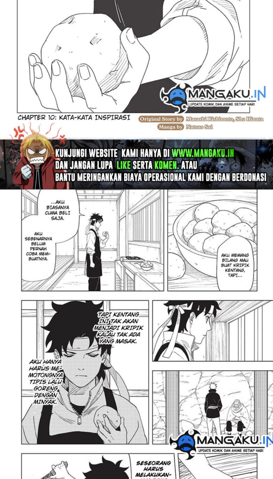 Manga Naruto: Konoha’s Story—The Steam Ninja Scrolls Chapter 10.1 gambar 2