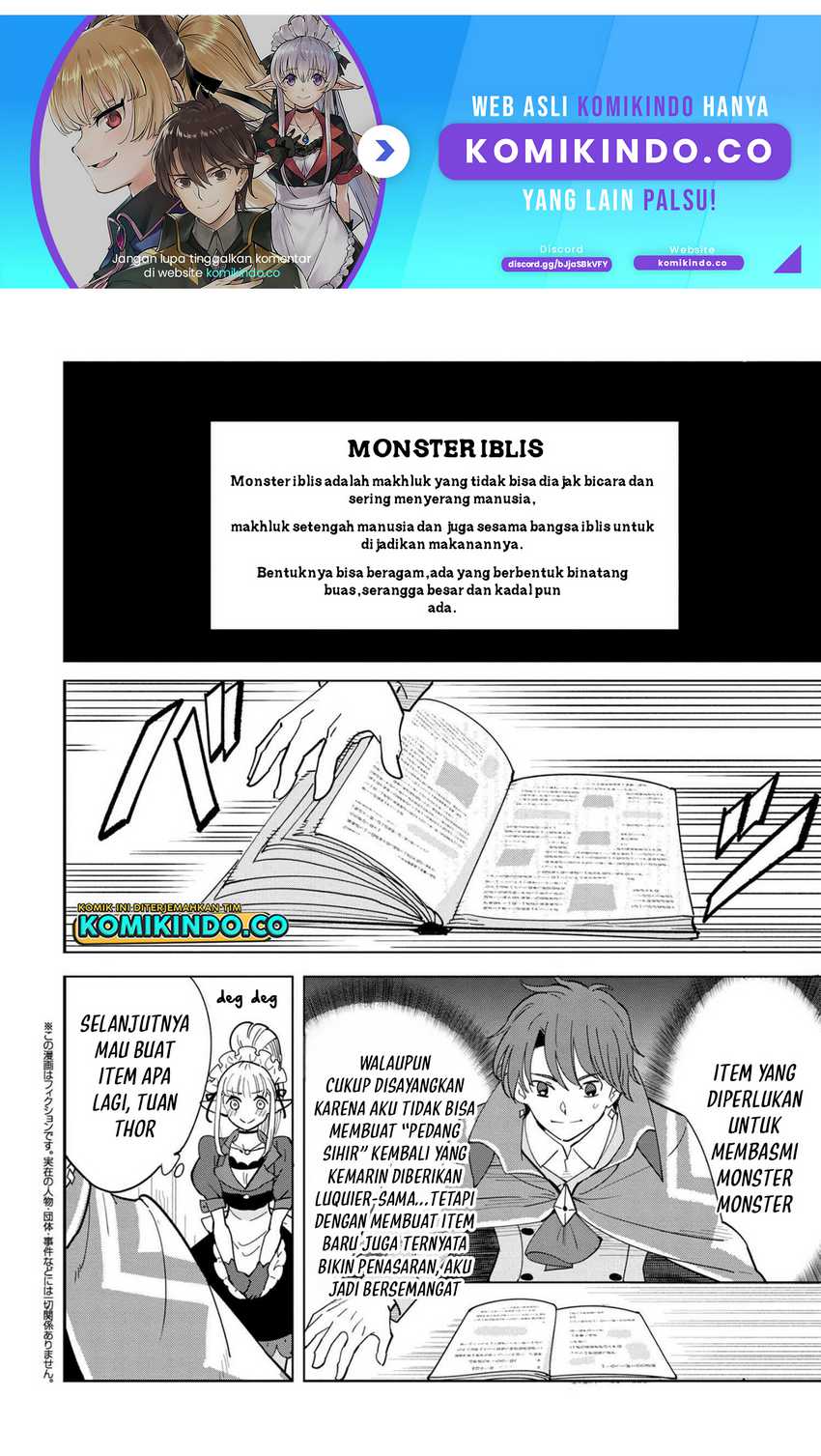 Manga Souzou Renkinjutsushi wa Jiyuu wo Ouka suru: Kokyou wo Tsuihou saretara, Maou no Ohizamoto de Chouzetsu Kouka no Magic Item Tsukuri-houdai ni Narimashita Chapter 10.3 gambar 2