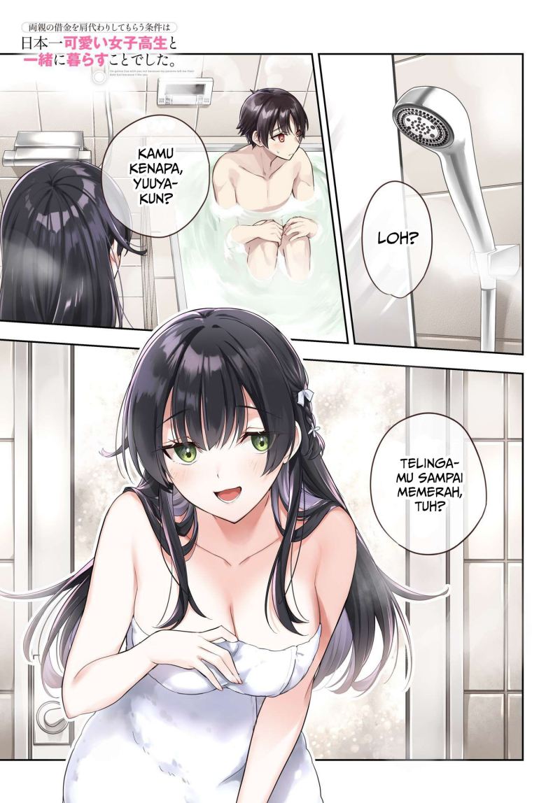 Manga Ryoushin no Shakkin wo Katagawari Shite Morau Jouken wa Nihon’ichi Kawaii Joshikousei to Issho ni Kurasu Koto Deshita Chapter 10 gambar 2