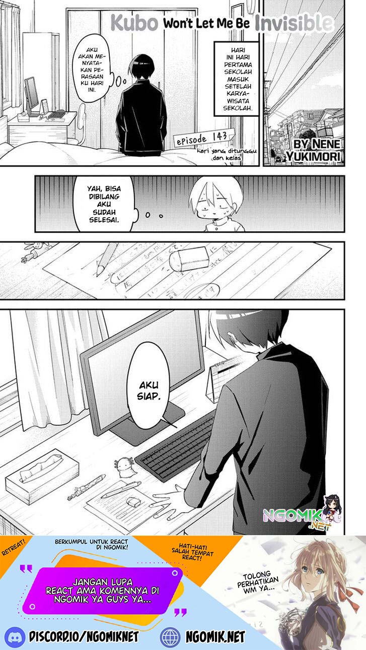 Manga Kubo-san wa Boku (Mobu) wo Yurusanai Chapter 143 gambar 2
