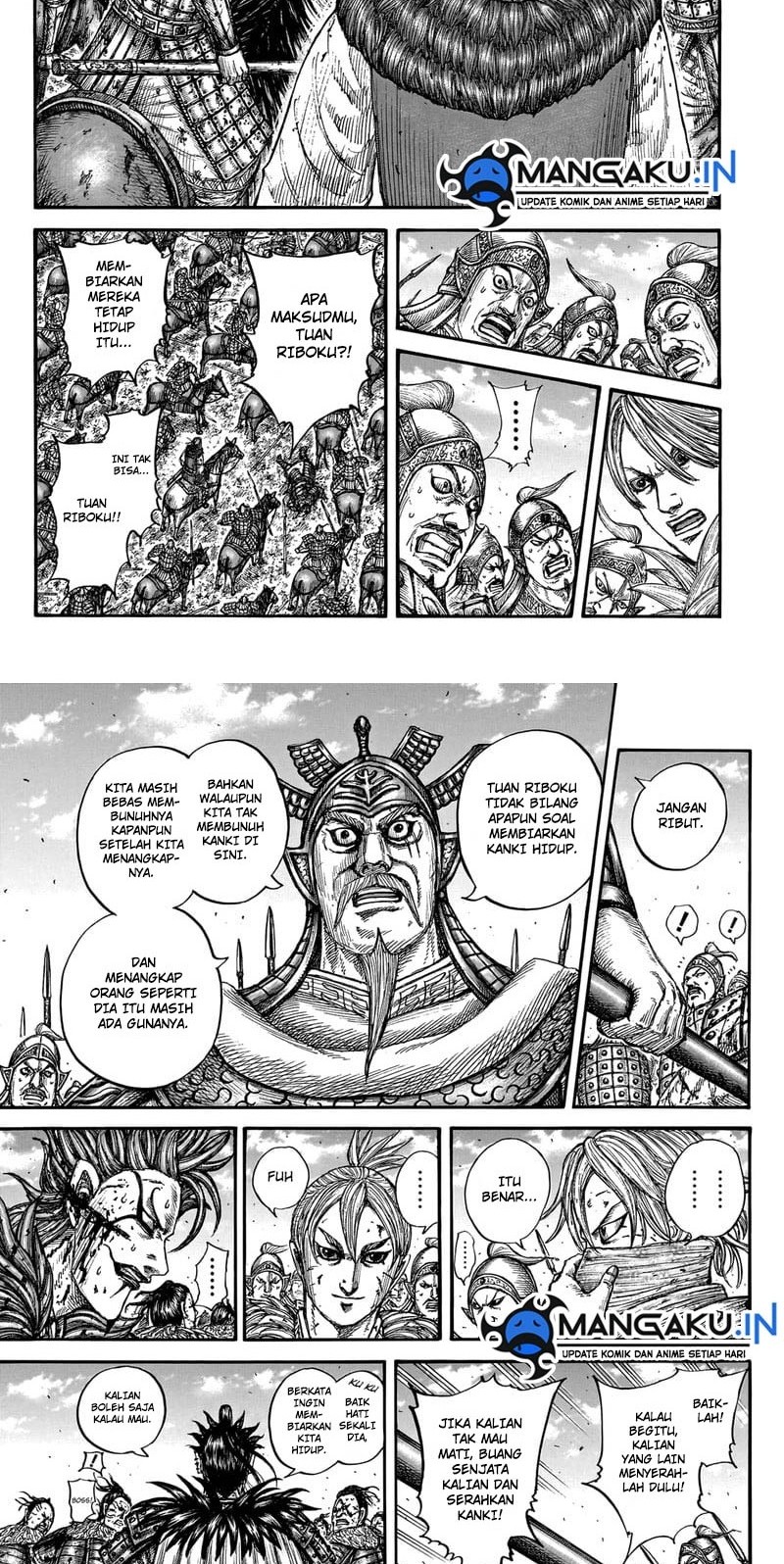 Manga Kingdom Chapter 750 gambar 2