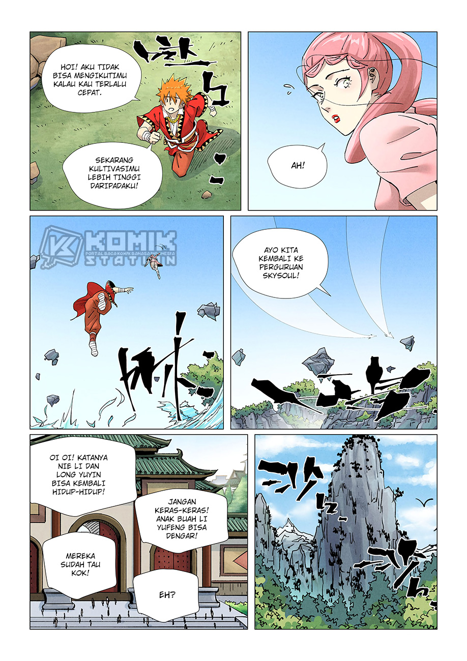 Manhua Tales of Demons and Gods Chapter 422.5 gambar 2