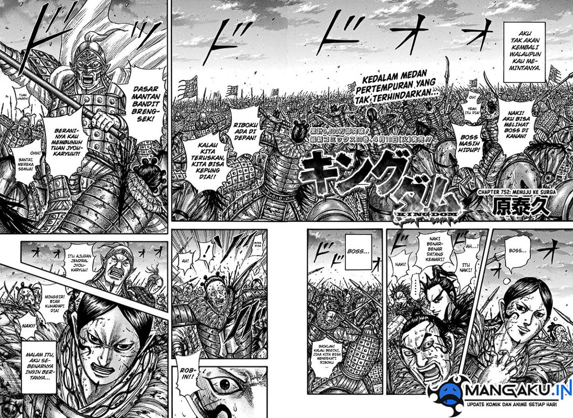 Manga Kingdom Chapter 752 gambar 2