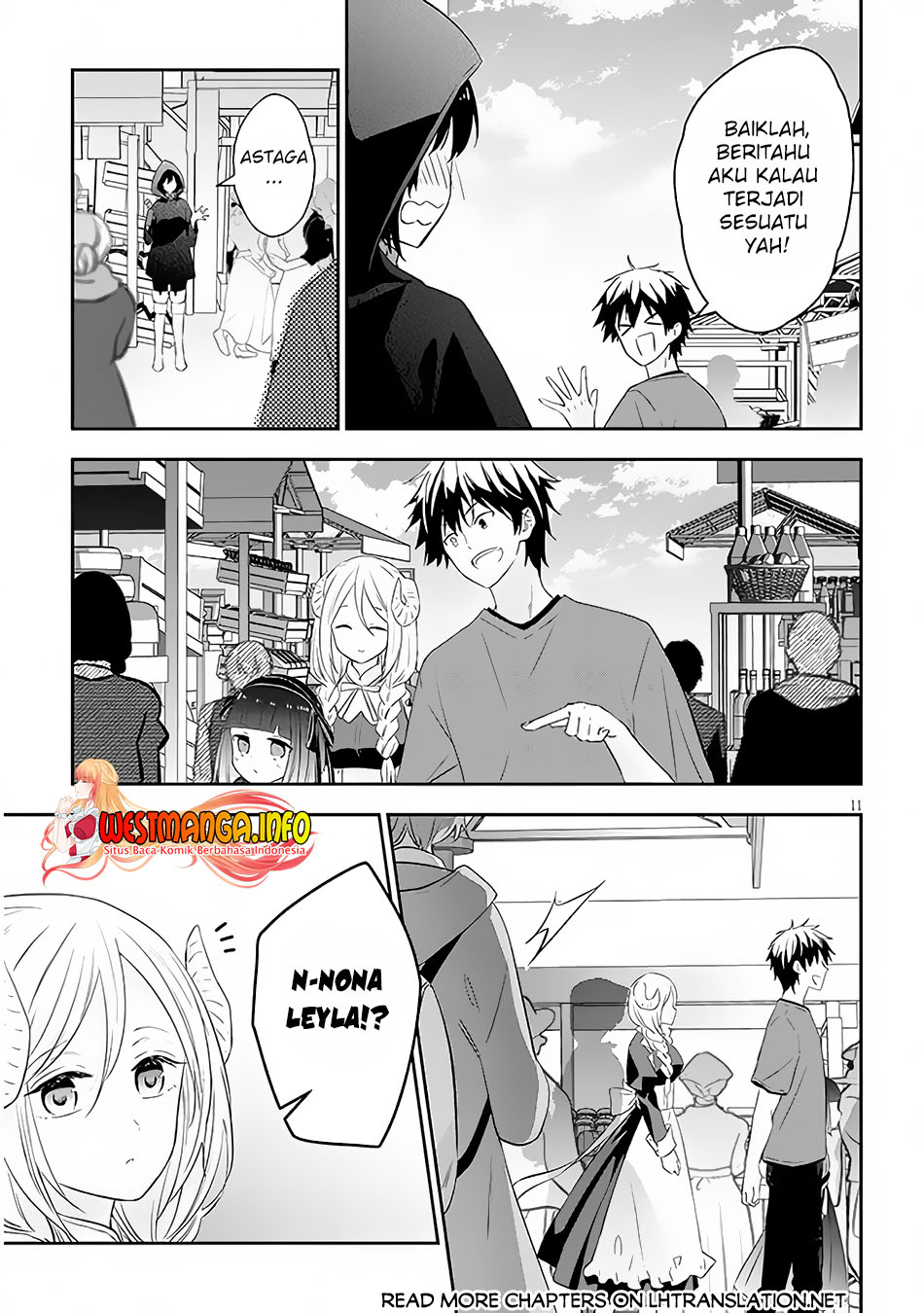 Manga Maou ni Natte node – Dungeon Tsukutte Jingai Musume to Honobono suru Chapter 57.2 gambar 2
