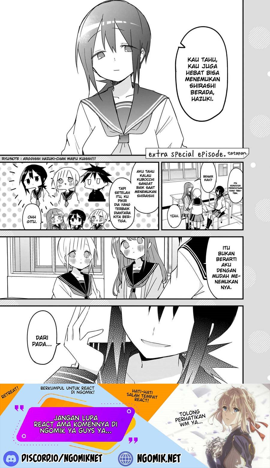 Manga Kubo-san wa Boku (Mobu) wo Yurusanai Chapter 145.2 gambar 2