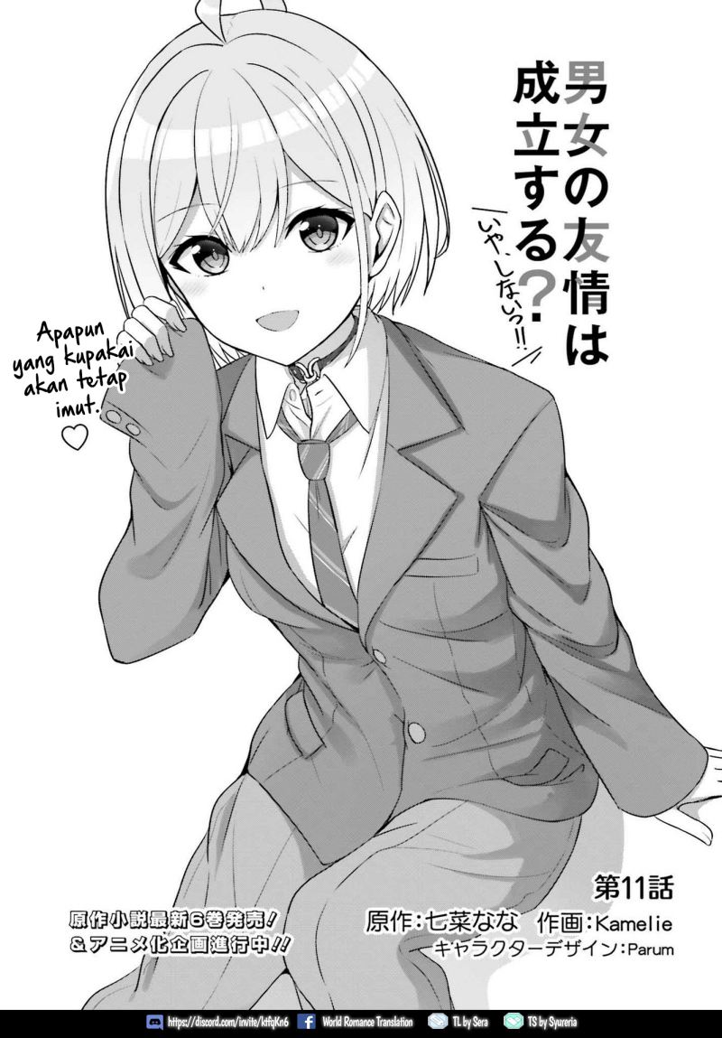 Manga Danjou no Yuujou wa Seiritsu Suru? (Iya, Shinai!!) Chapter 11 gambar 2