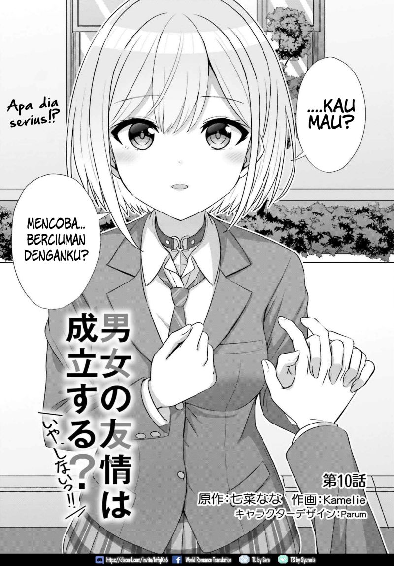 Manga Danjou no Yuujou wa Seiritsu Suru? (Iya, Shinai!!) Chapter 10 gambar 2