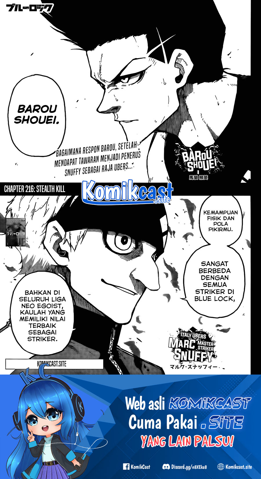 Manga Blue Lock Chapter 216 gambar 2