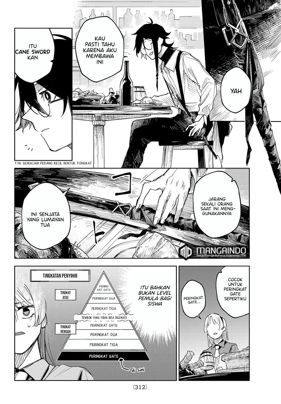 Danzai no Majutsugari Chapter 1.2 halaman 3