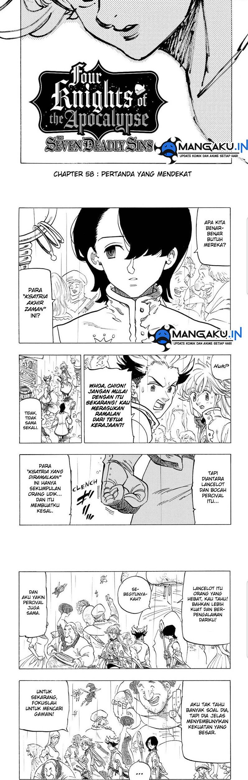 Manga Mokushiroku no Yonkishi Chapter 58 gambar 2
