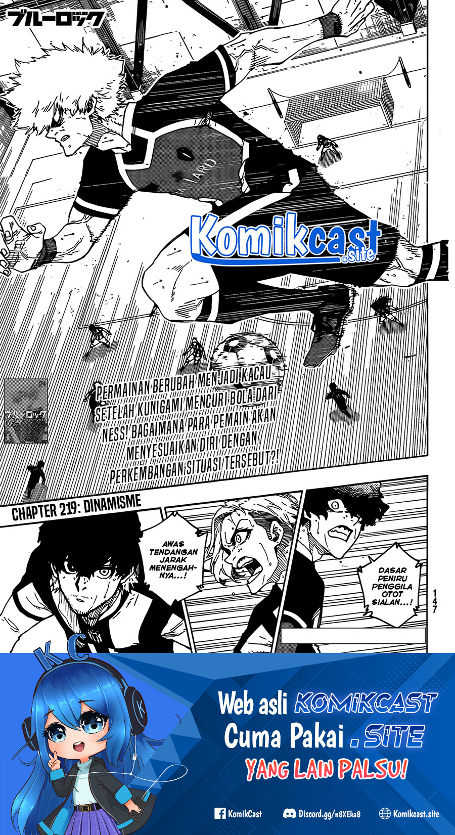 Manga Blue Lock Chapter 219 gambar 2