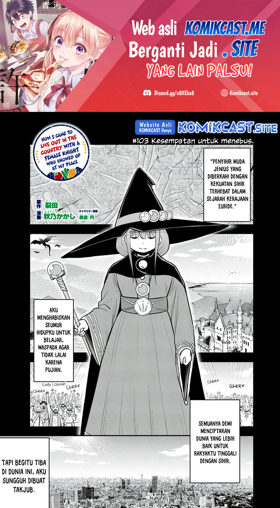 Manga Orenchi ni Kita Onna Kishi to: Inakagurashi suru Koto ni Natta Ken Chapter 103 gambar 2