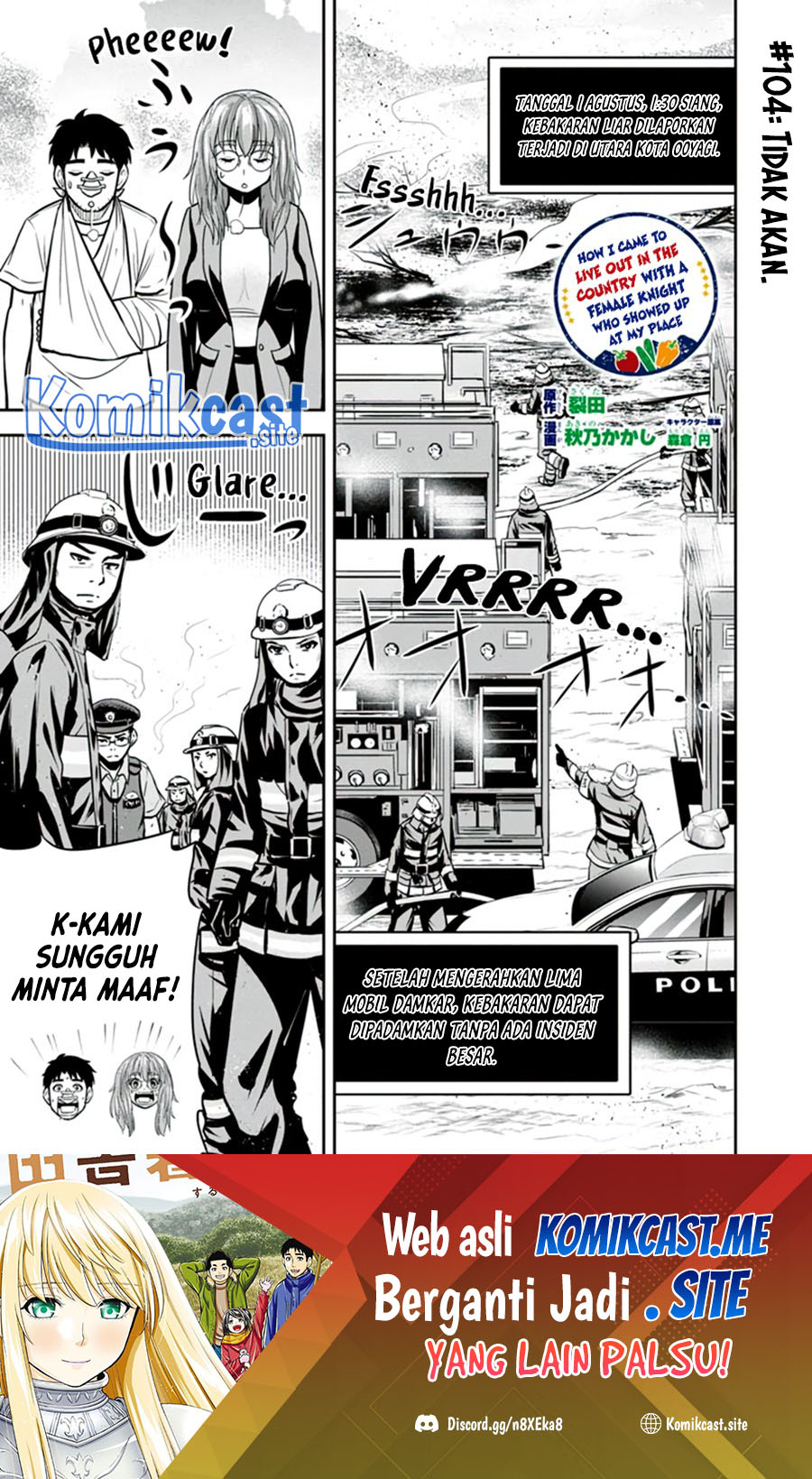 Manga Orenchi ni Kita Onna Kishi to: Inakagurashi suru Koto ni Natta Ken Chapter 104 gambar 2