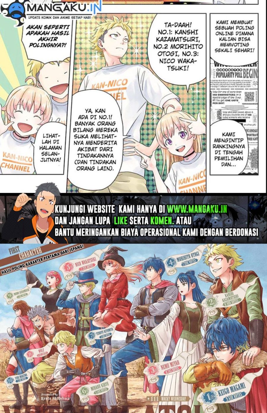 Manga Witch Watch Chapter 111 gambar 2