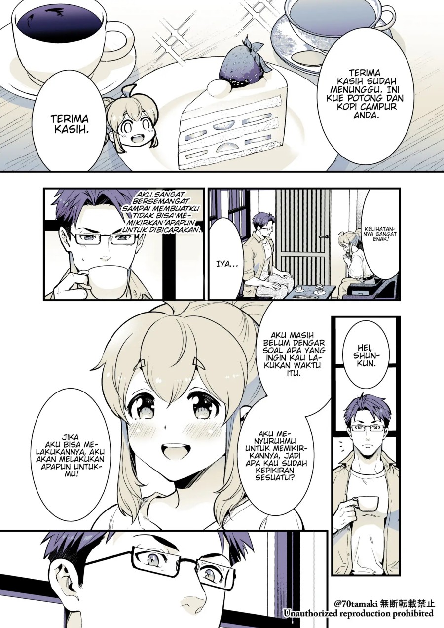 Manga Osananajimi ga Hisabisa ni Saikai Shitara Otagai Kyonyuu ni Natteta Chapter 33 gambar 2