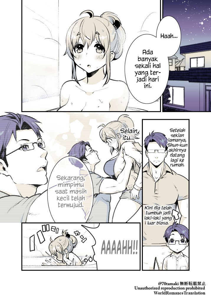 Manga Osananajimi ga Hisabisa ni Saikai Shitara Otagai Kyonyuu ni Natteta Chapter 09 gambar 2