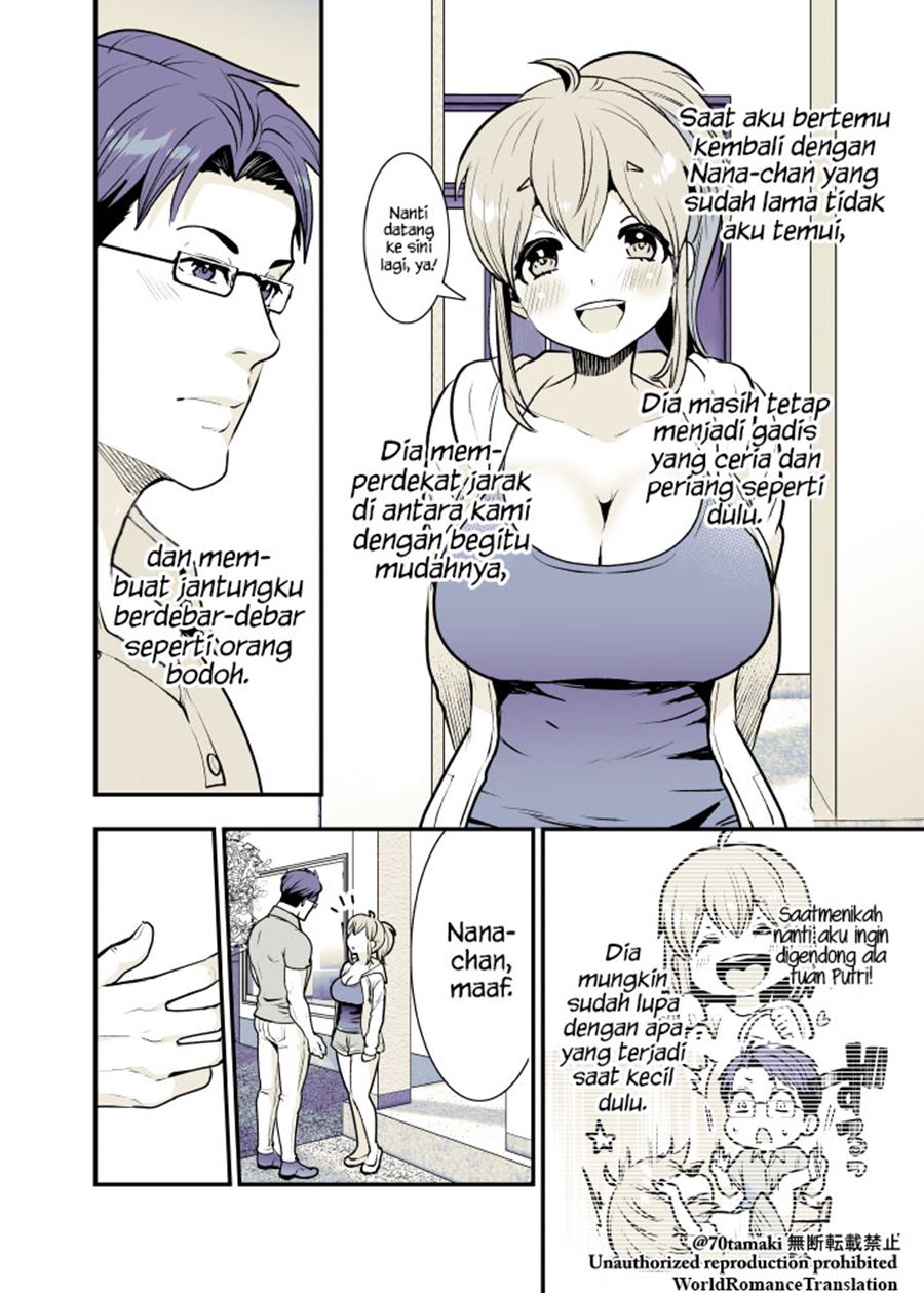 Manga Osananajimi ga Hisabisa ni Saikai Shitara Otagai Kyonyuu ni Natteta Chapter 08 gambar 2