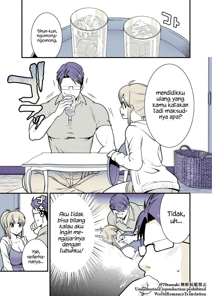 Manga Osananajimi ga Hisabisa ni Saikai Shitara Otagai Kyonyuu ni Natteta Chapter 04 gambar 2