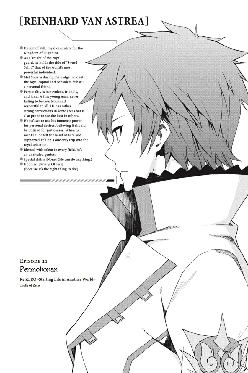Manga Re:Zero Kara Hajimeru Isekai Seikatsu – Daisanshou – Truth of Zero Chapter 21 gambar 2