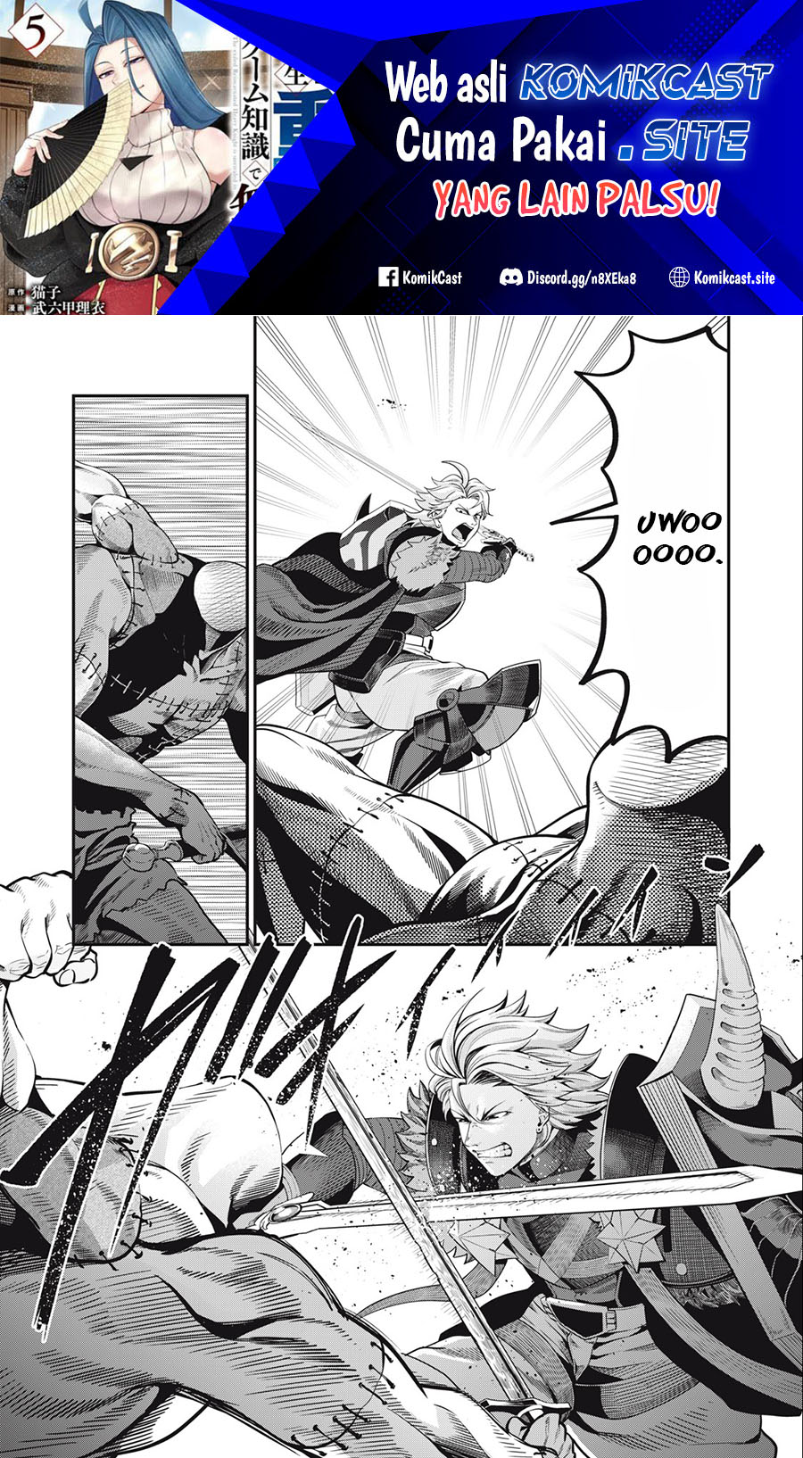 Manga Tsuihou Sareta Tenshou Juu Kishi wa Game Chishiki de Musou Suru Chapter 55 gambar 2