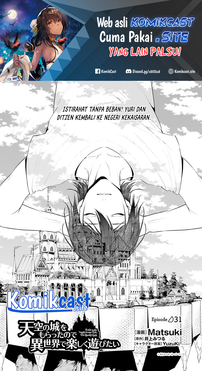 Manga Tenkuu no Shiro o Moratta no de Isekai de Tanoshiku Asobitai Chapter 31 gambar 2