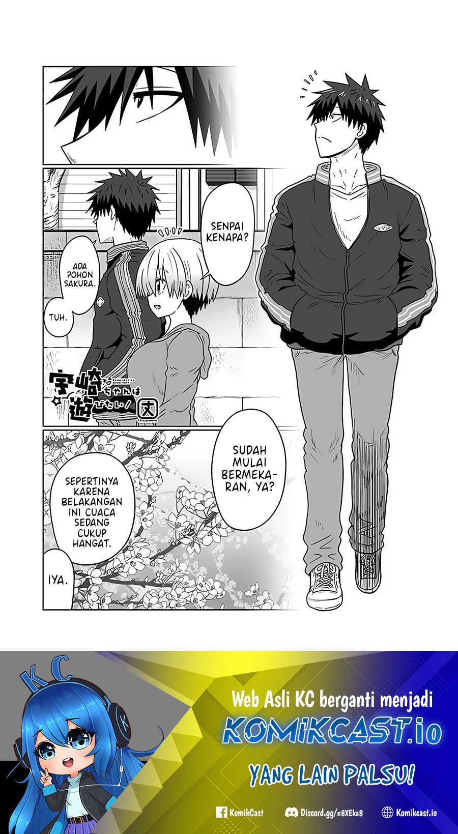 Manga Uzaki-chan wa Asobitai! Chapter 94 gambar 2