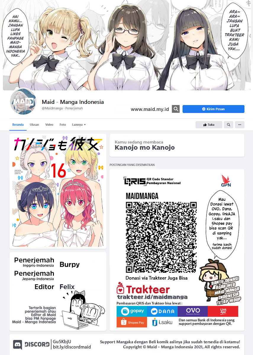 Manga Kanojo mo Kanojo Chapter 142 gambar 2
