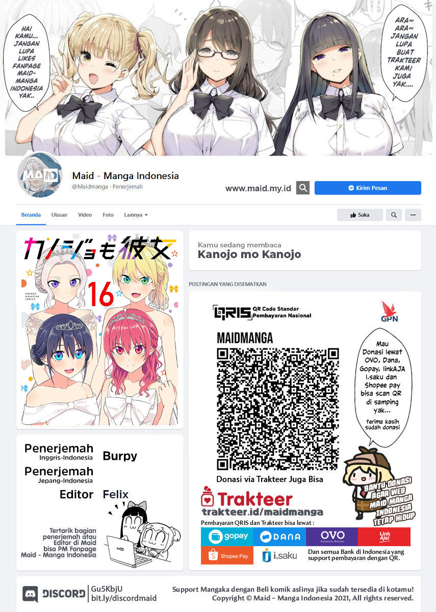 Manga Kanojo mo Kanojo Chapter 143 gambar 2