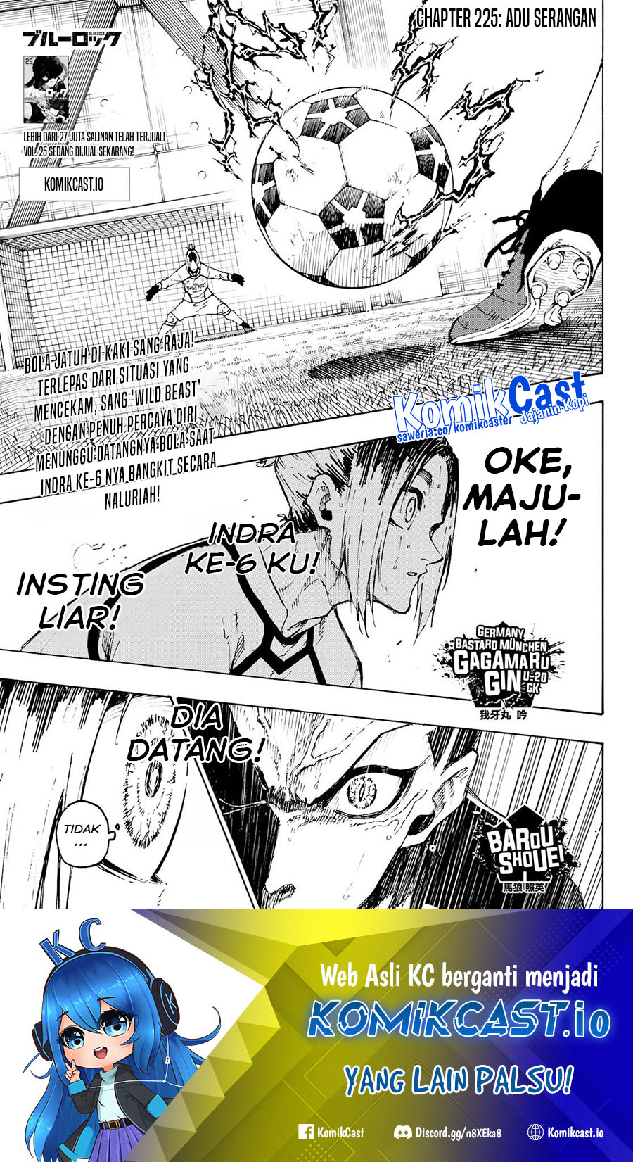 Manga Blue Lock Chapter 225 gambar 2
