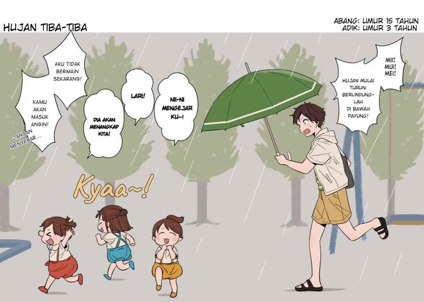 Manga Onii-chan to Mitsugo no Imouto-tachi Chapter 15 gambar 2