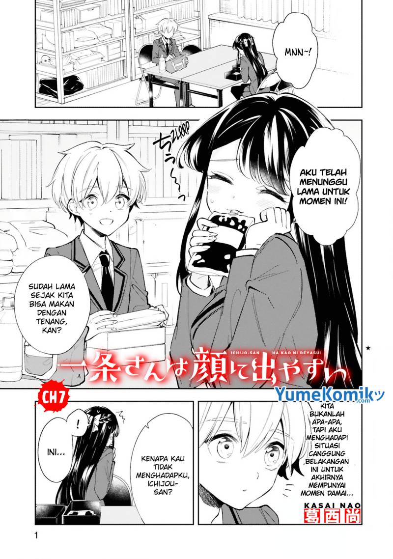 Manga Ichijou-san wa Kao ni Deyasui Chapter 07 gambar 2