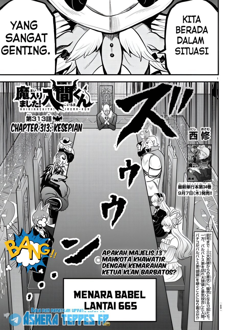Manga Mairimashita! Iruma-kun Chapter 313 gambar 2